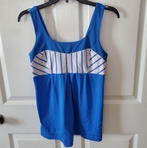 Lululemon Workout Tank Blue Size 8